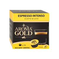 CAPSULE BOX - AROMA GOLD - ESPRESSO INTENSO