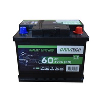 CAR BATTERY - 60AH - DRIVTECH