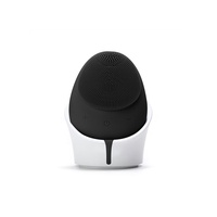 SILICONE FACIAL CLEANSING BRUSH - BLACK