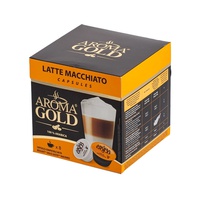 CAPSULE BOX - AROMA GOLD - LATTE MACCHIATO