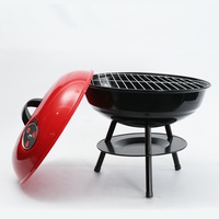 PORTABLE BARBECUE CHARCOAL KETTLE