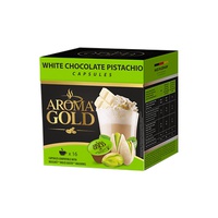 CAPSULE BOX - AROMA GOLD - WHITE CHOCOLATE PISTACHIO