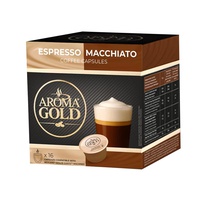 CAPSULE BOX - AROMA GOLD - MACCHIATO
