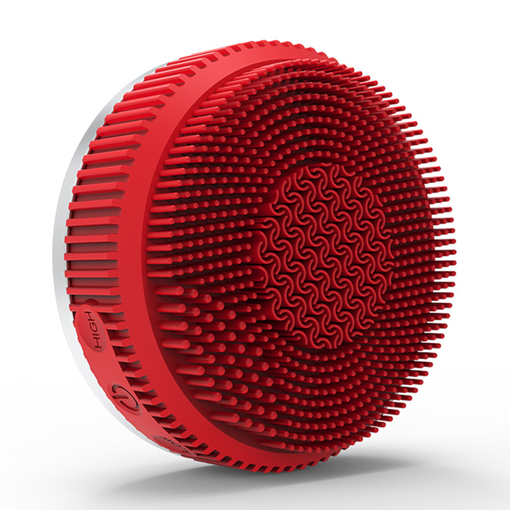 MULTIFUNCTIONAL FACIAL CLEANING BRUSH - RED