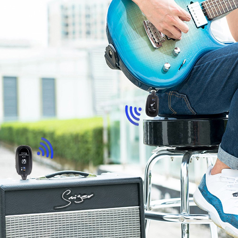 GUITAR WIRELESS TRANSMITTER AND RECEIVER SYSTEM