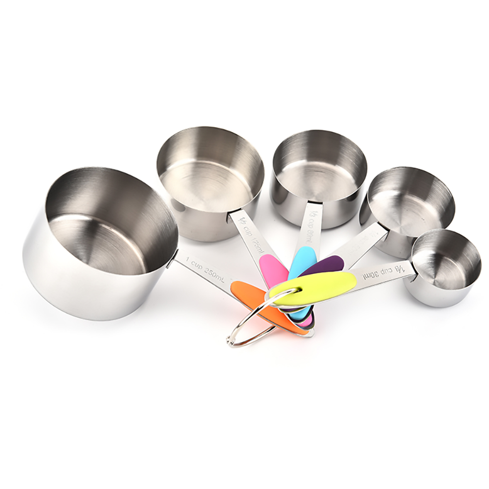 MEASURING SPOONS AND CUPS SET - MULTICOLOURED