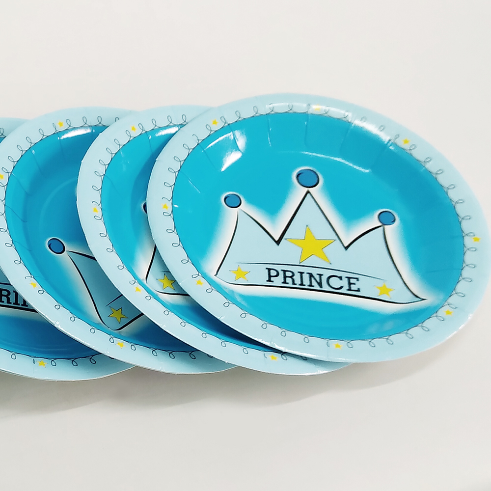 PLATE SET - PRINCE CROWN