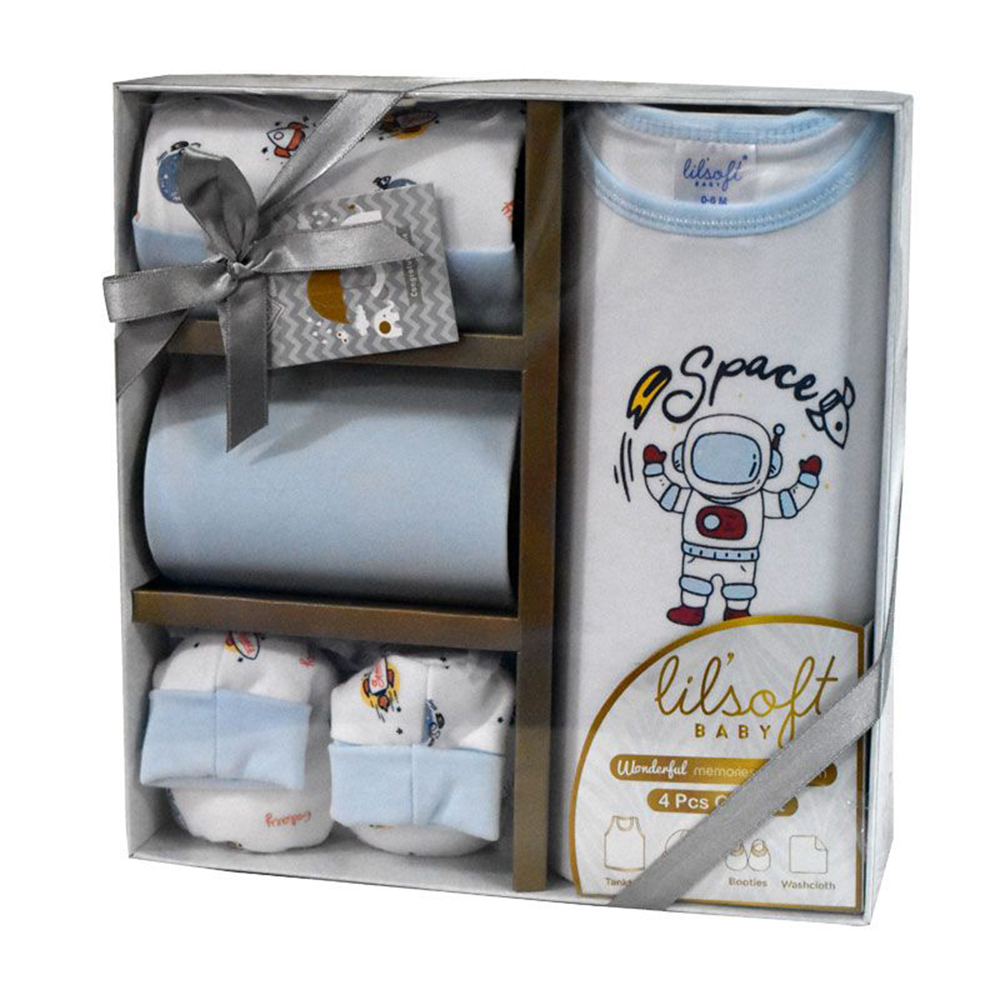 BABY GIFT SET- BLUE SPACE