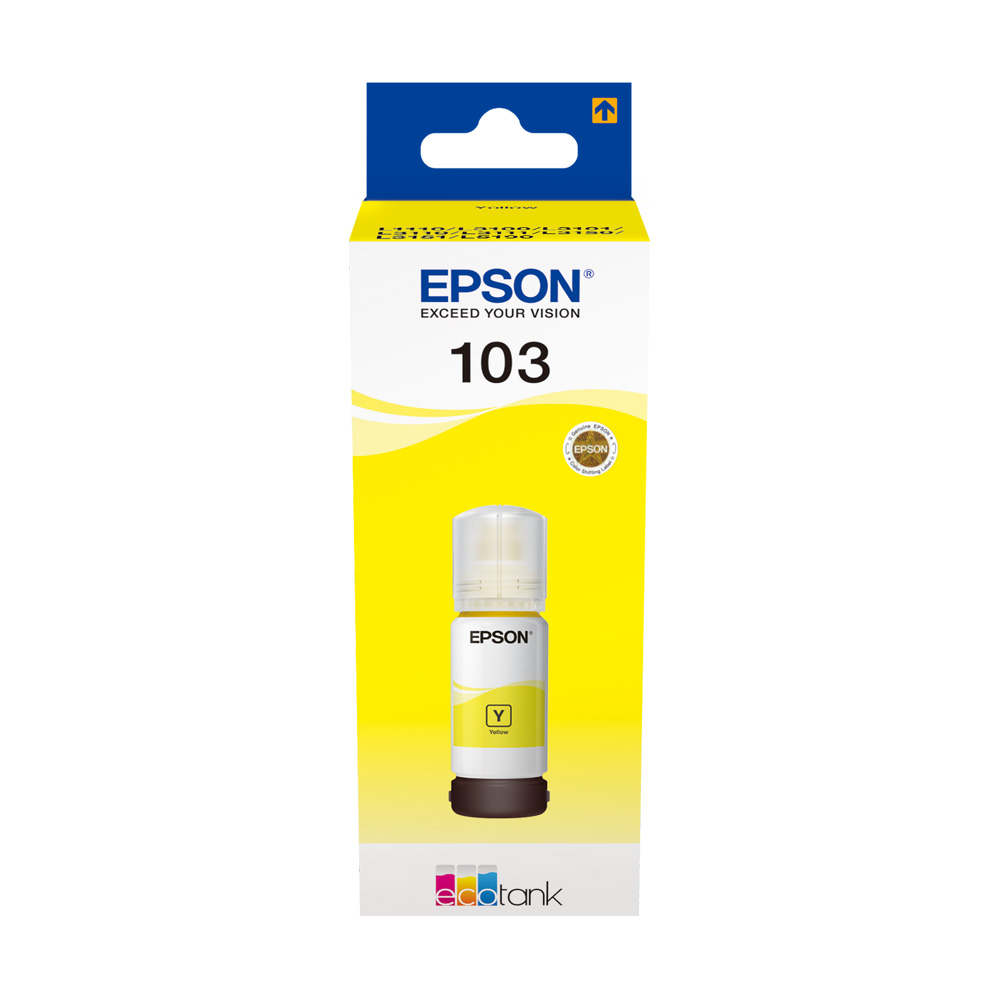 INK BOTTLE - 103 YELLOW ORIGINAL - EPSON