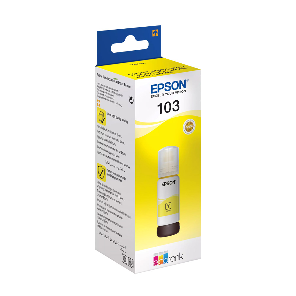 INK BOTTLE - 103 YELLOW ORIGINAL - EPSON