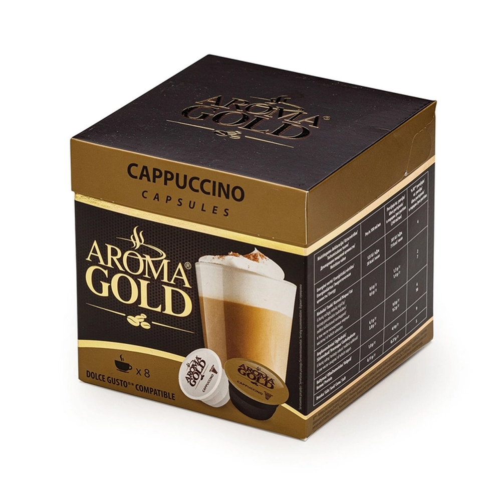 CAPSULE BOX - AROMA GOLD - CAPPUCCINO