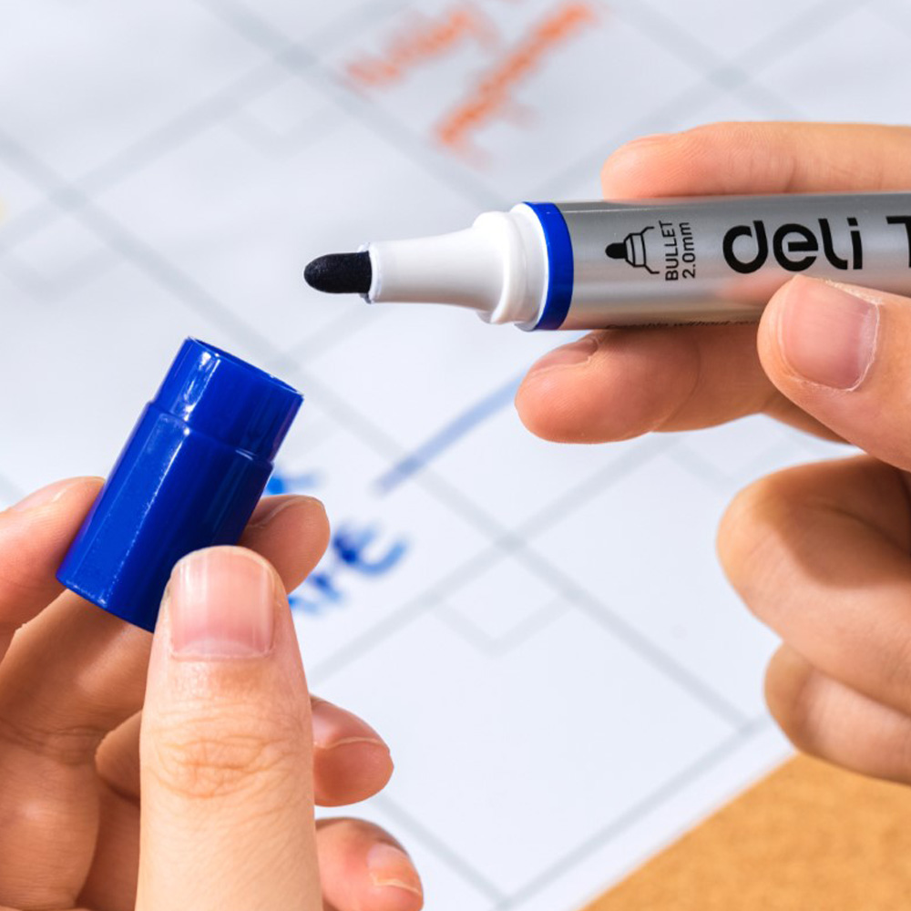 WHITEBOARD MARKER BLUE - DELI