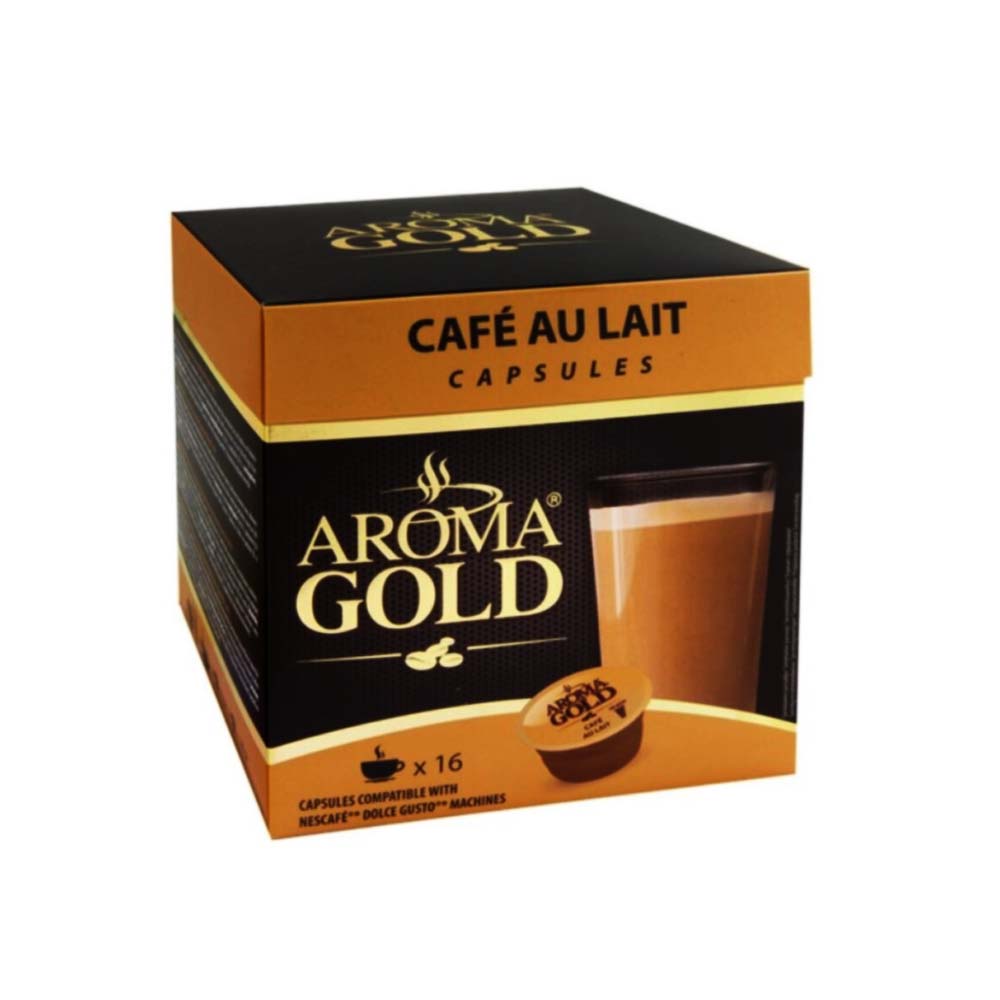 CAPSULE BOX - AROMA GOLD - CAFE AU LAIT