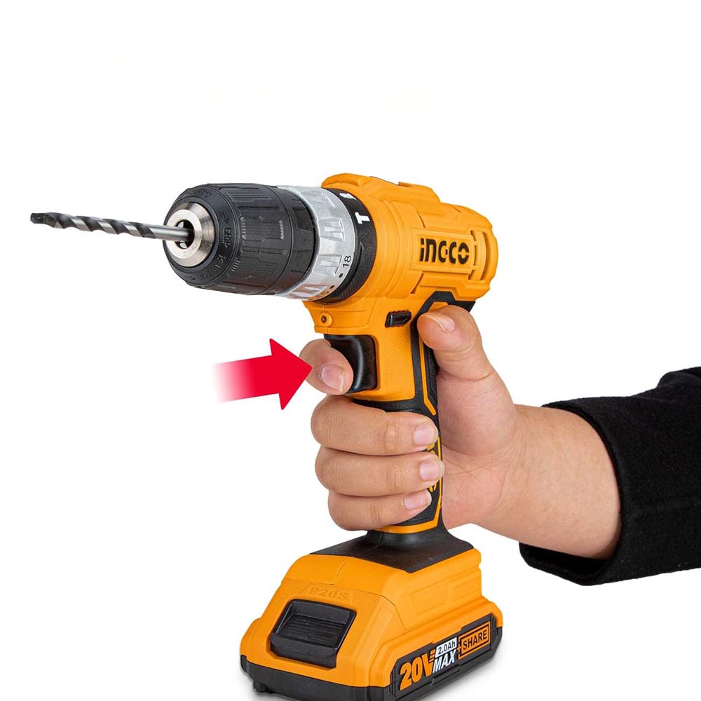 CORDLESS IMPACT DRILL - INGCO