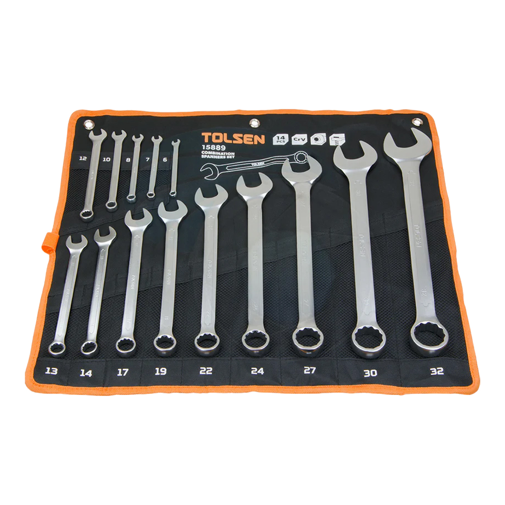 SPANNER COMBINATION SET - TOLSEN