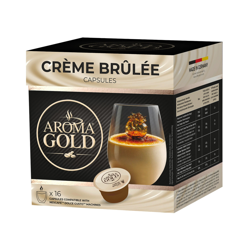 CAPSULE BOX - AROMA GOLD - CREME BRULEE