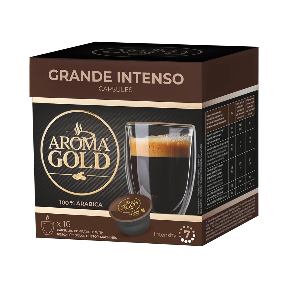 CAPSULE BOX - AROMA GOLD - GRANDE INTENSO