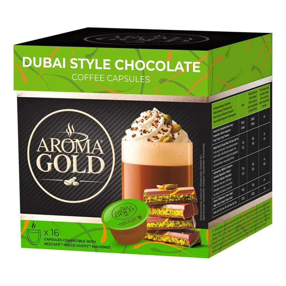 CAPSULE BOX - AROMA GOLD - DUBAI STYLE CHOCOLATE