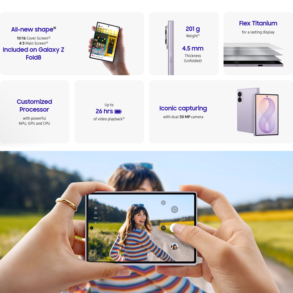 GALAXY Z FOLD 8 - SAMSUNG